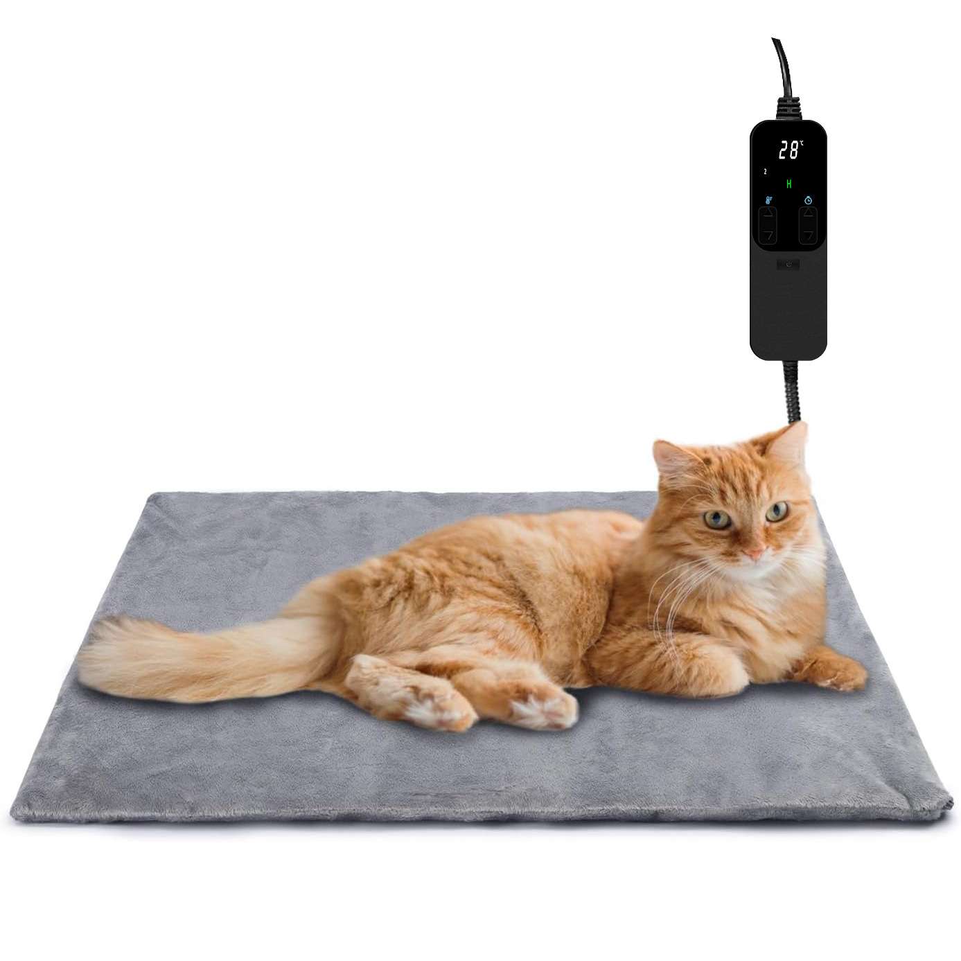 Heated Pad Electric - แผ่นทำความร้อนสำหรับสัตว์เลี้ยง OEM/ODM ทนไฟและป้องกันรอยขีดข่วน พร้อมระบบควบคุมอุณหภูมิอัจฉริยะ ผ้าห่มไฟฟ้าสำหรับสัตว์เลี้ยง