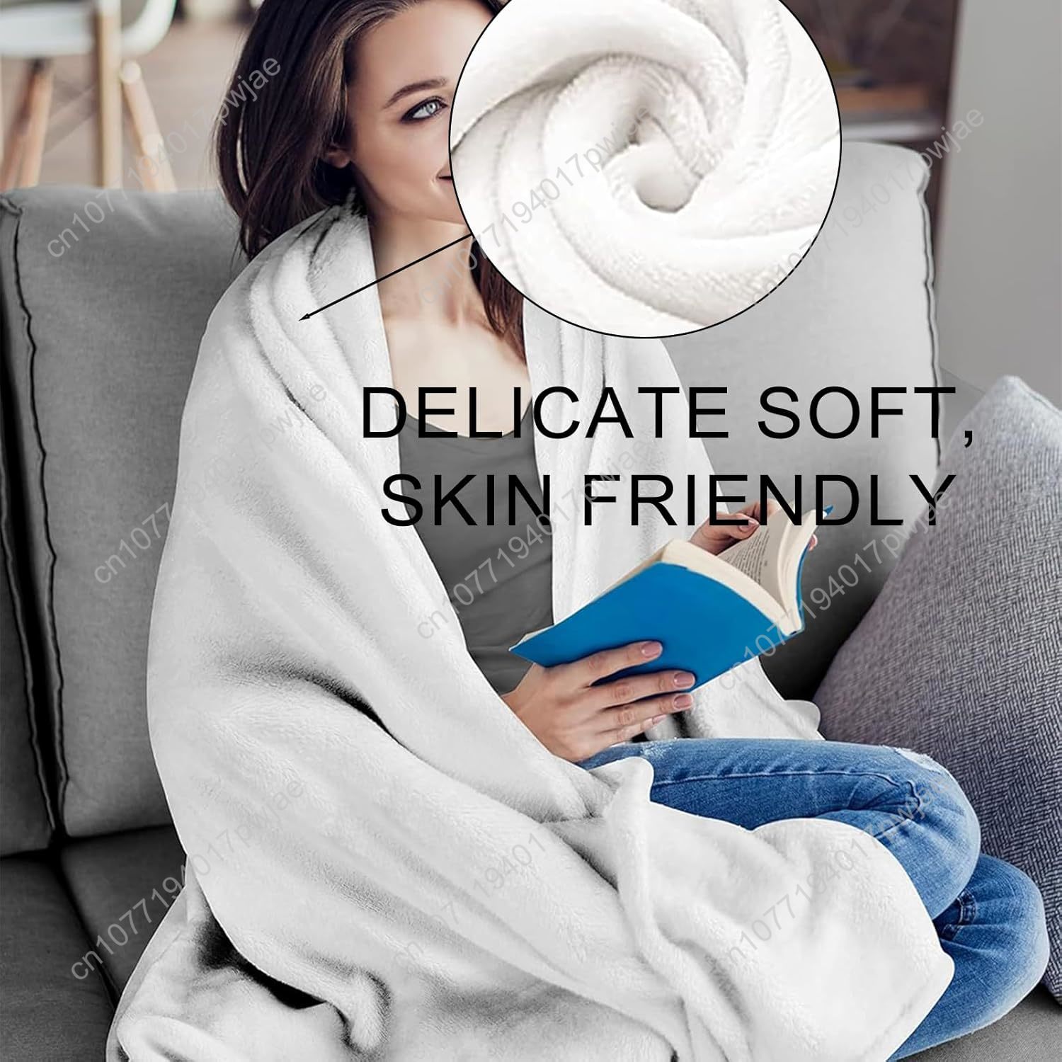 ผ้าห่มลายกวางมูสสไตล์วินเทจ ขอ - Home Textiles Throw บทวิจารณ์และราคา