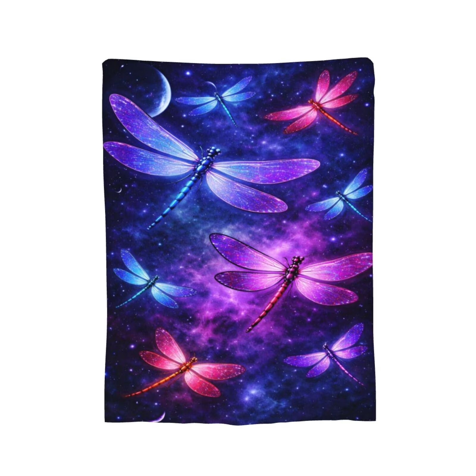 ผ้าห่มฟลานเนลลายแมลงปอคอสมิก พ - Galaxy Home Textiles บทวิจารณ์และราคา