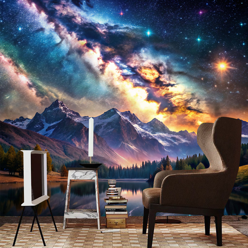 วอลเปเปอร์กันน้ำแบบลอกและติดได - Galaxy Home Textiles บทวิจารณ์และราคา