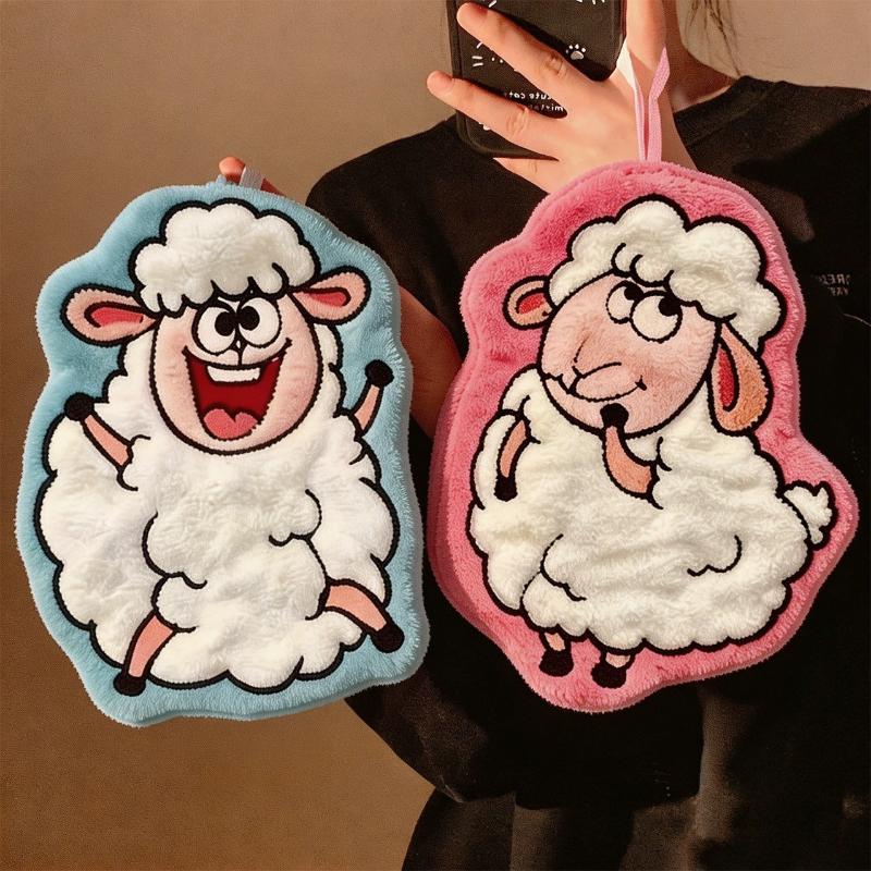 ผ้าเช็ดมือรูปแกะน่ารักสร้างสรร - Home Textiles Towel บทวิจารณ์และราคา