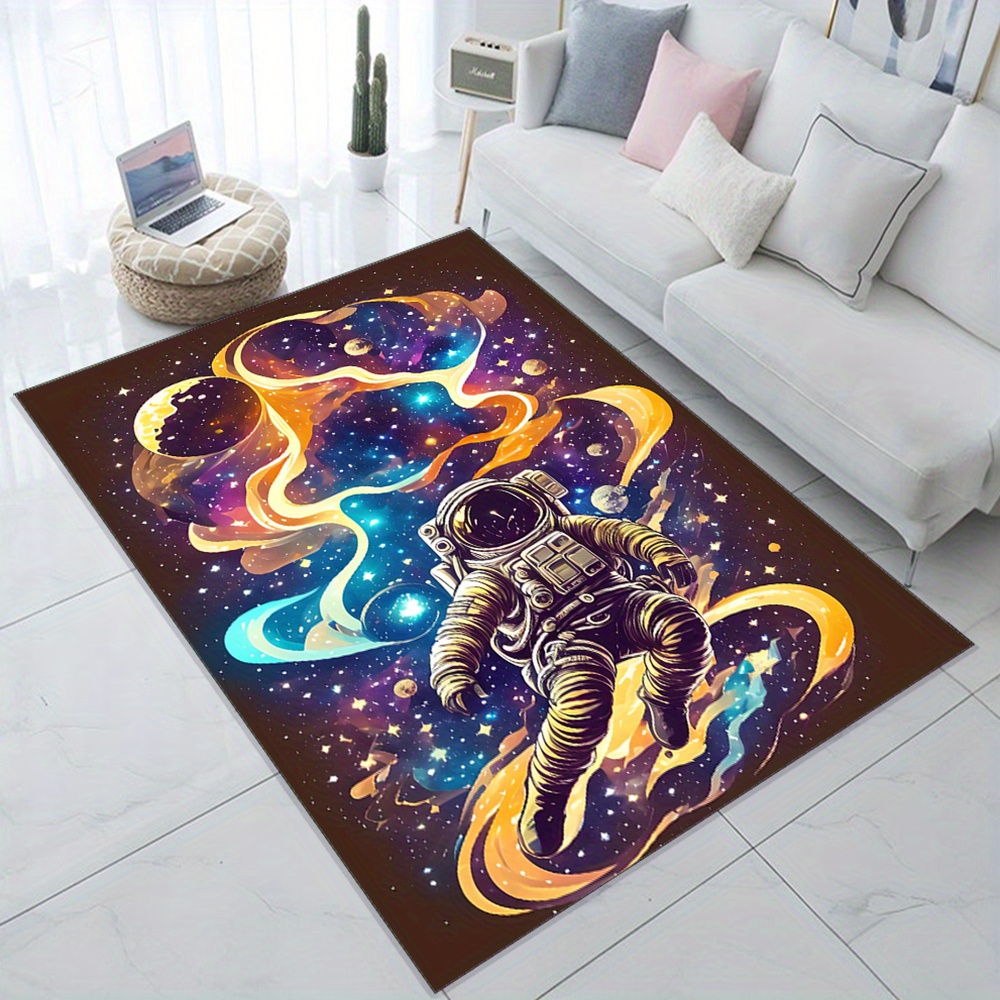 พรมลายอวกาศ – พรมกำมะหยี่โพลีเ - Galaxy Home Textiles บทวิจารณ์และราคา