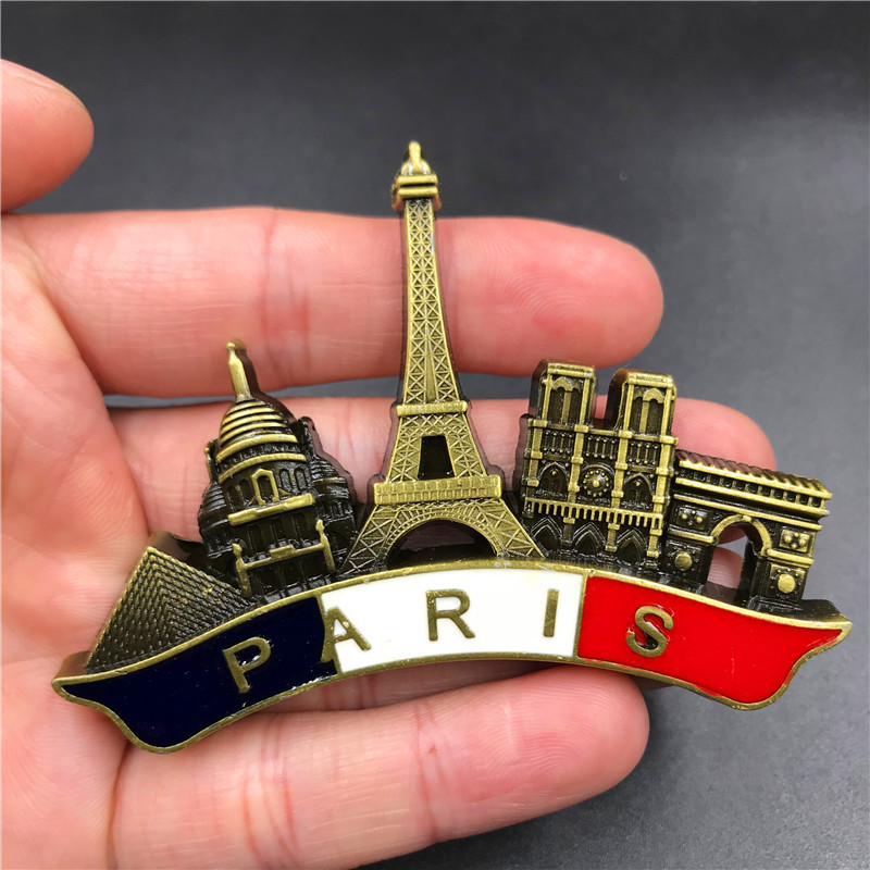 แม่เหล็กน่ารัก3D โลหะฝรั่งเศสป - Home Textiles France บทวิจารณ์และราคา