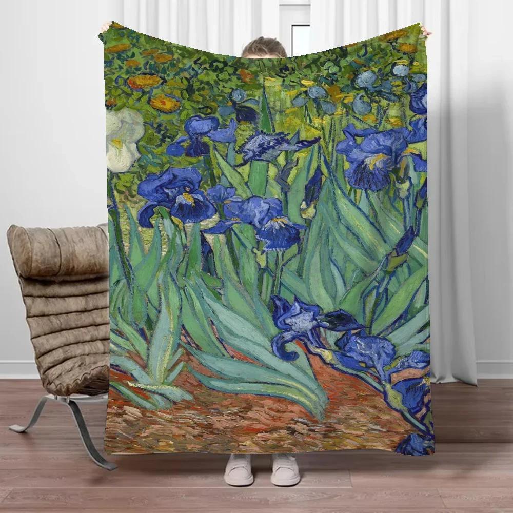 ผ้าห่มลายวานโก๊ะสไตล์โบโฮสำหรั - Home Textiles Throw บทวิจารณ์และราคา