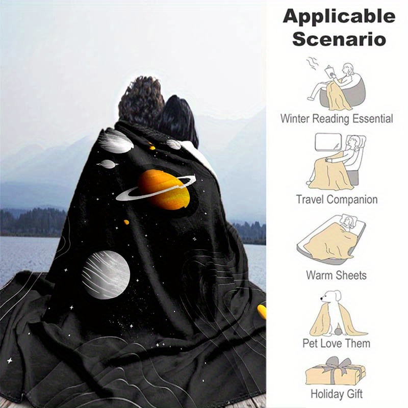 ผ้าห่มฟลานเนลลายดาวเคราะห์อวกา - Galaxy Home Textiles บทวิจารณ์และราคา