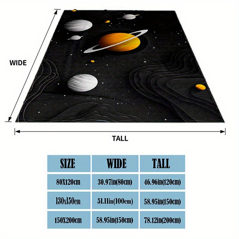 ผ้าห่มฟลานเนลลายดาวเคราะห์อวกา - Galaxy Home Textiles บทวิจารณ์และราคา