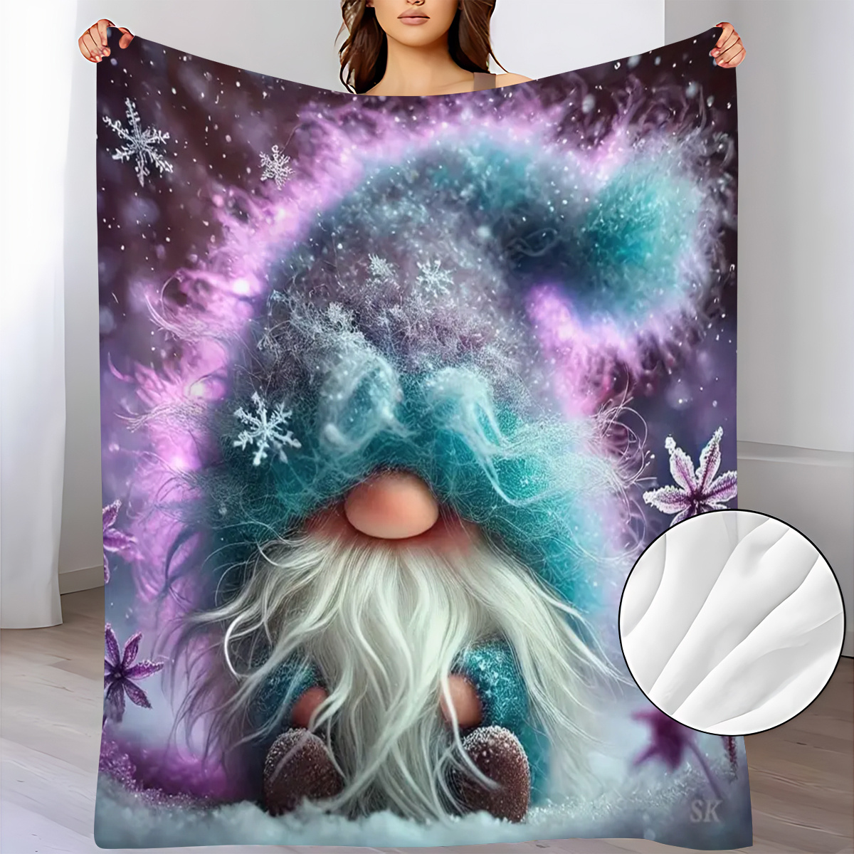 ผ้าห่มฟลานเนลลายโนมกาแล็กซี่น่ - Galaxy Home Textiles บทวิจารณ์และราคา