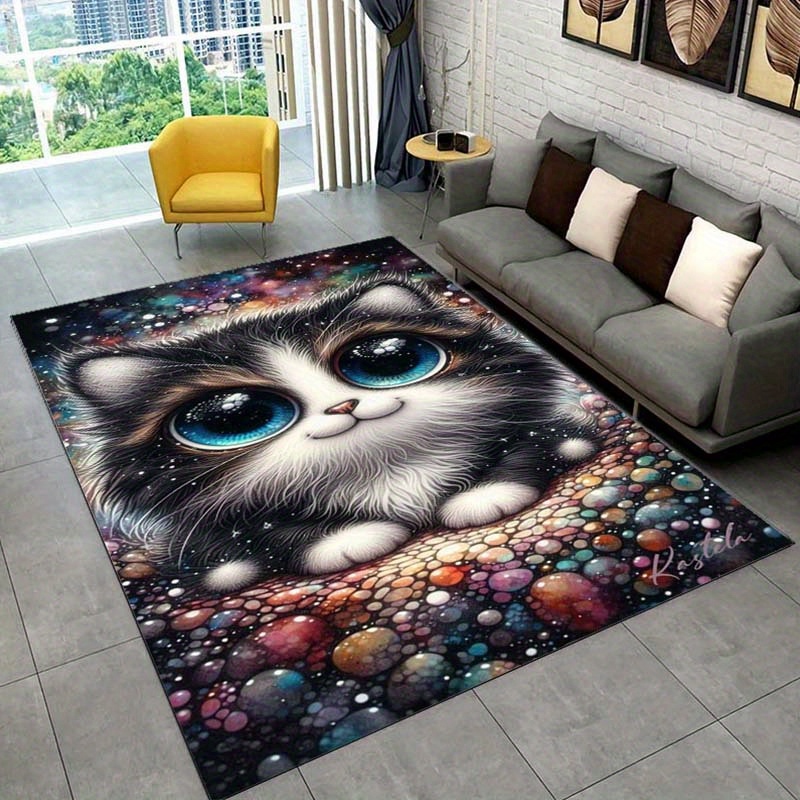 พรมลายแมวกาแล็กซี่สำหรับห้องนอ - Galaxy Home Textiles บทวิจารณ์และราคา