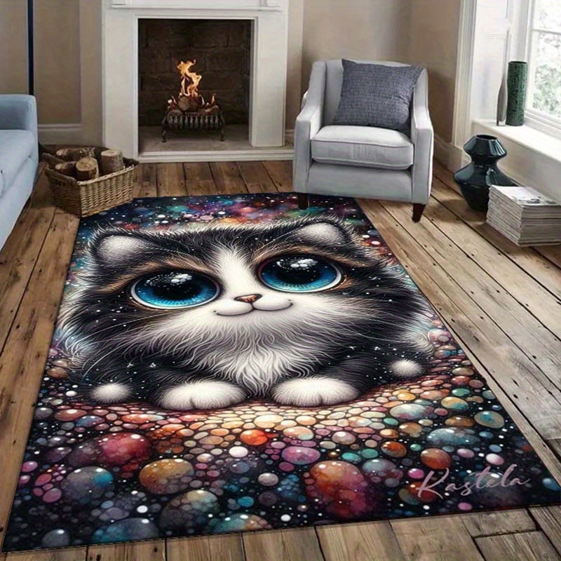 พรมลายแมวกาแล็กซี่สำหรับห้องนอ - Galaxy Home Textiles บทวิจารณ์และราคา