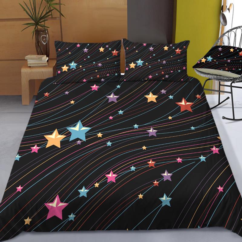 ชุดเครื่องนอนลายดาวสำหรับกลางค - Galaxy Home Textiles บทวิจารณ์และราคา