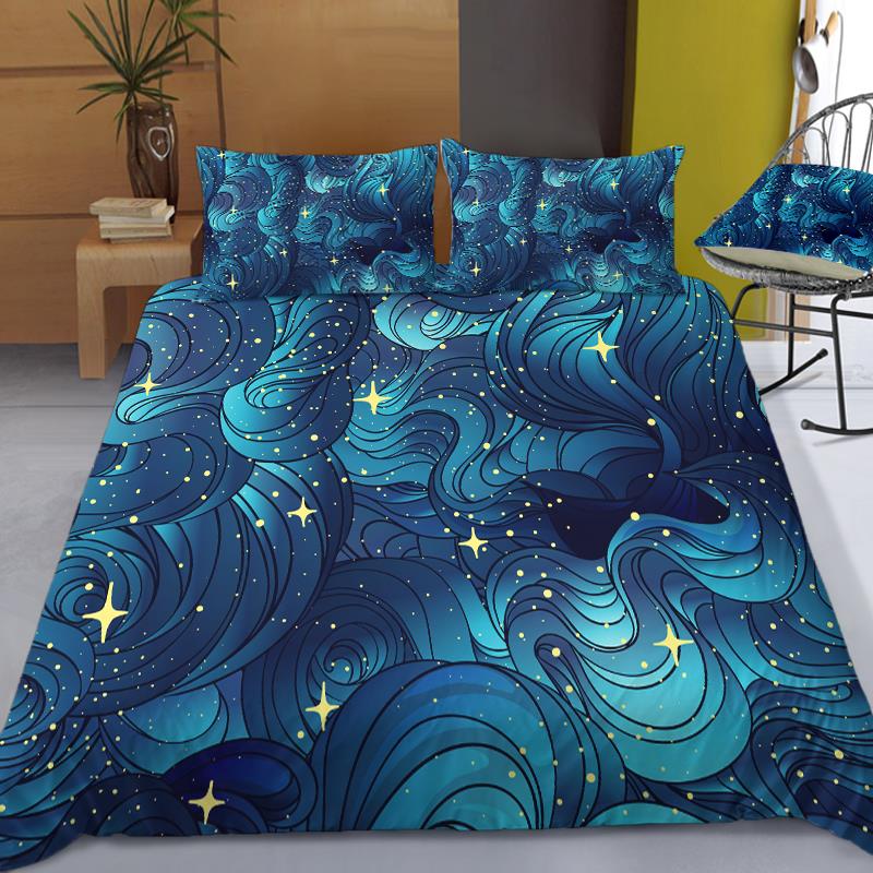 ชุดเครื่องนอนลายดาวสำหรับกลางค - Galaxy Home Textiles บทวิจารณ์และราคา