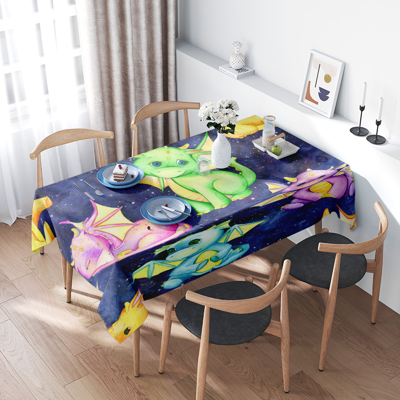 ผ้าปูโต๊ะยูนิคอร์นกาแล็กซี่ที่ - Galaxy Home Textiles บทวิจารณ์และราคา