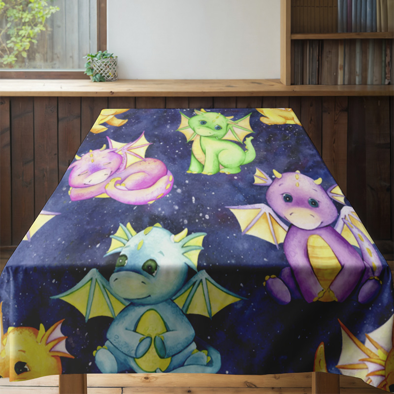 ผ้าปูโต๊ะยูนิคอร์นกาแล็กซี่ที่ - Galaxy Home Textiles บทวิจารณ์และราคา
