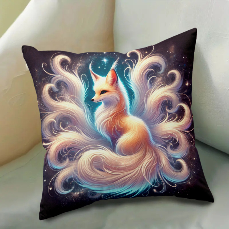 ปลอกหมอนลายจิ้งจอกเก้าหางแฟนตา - Galaxy Home Textiles บทวิจารณ์และราคา