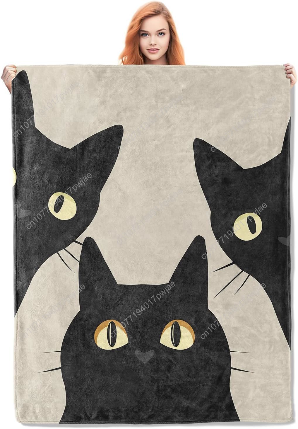 ผ้าห่มลายแมวตลกๆ ของขวัญสำหรับ - Home Textiles Throw บทวิจารณ์และราคา