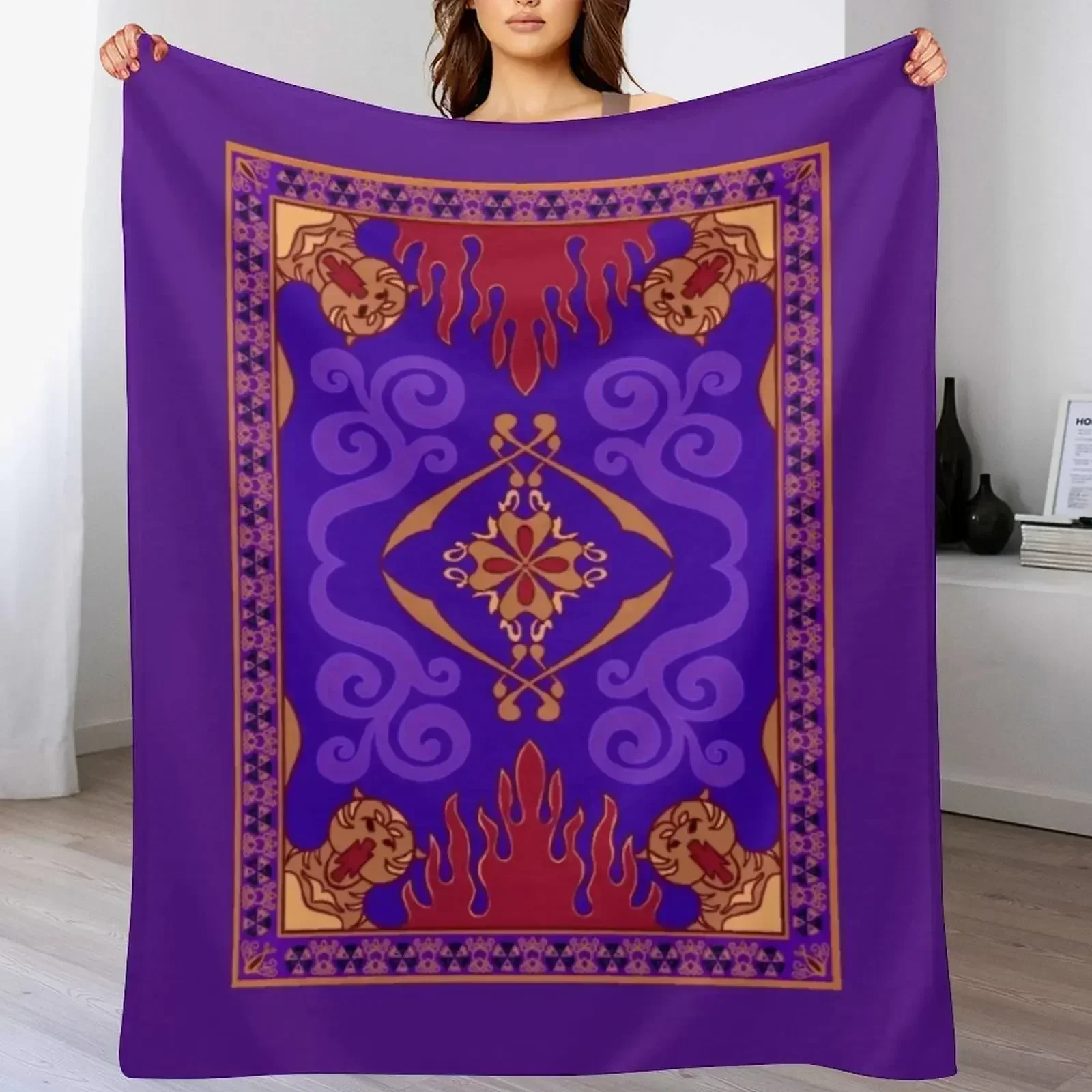 Aladdin Magic Carpet โยนผ้าห่ม - Home Textiles Throw บทวิจารณ์และราคา