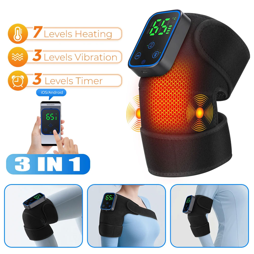 3-IN-1 เข่านวด APP ควบคุม Grap - Heated Pad Electric บทวิจารณ์และราคา