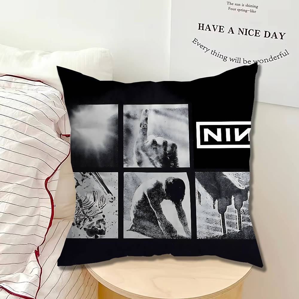 ปลอกหมอนอิง N-Nine Inch Nails  - Home Textiles Throw บทวิจารณ์และราคา