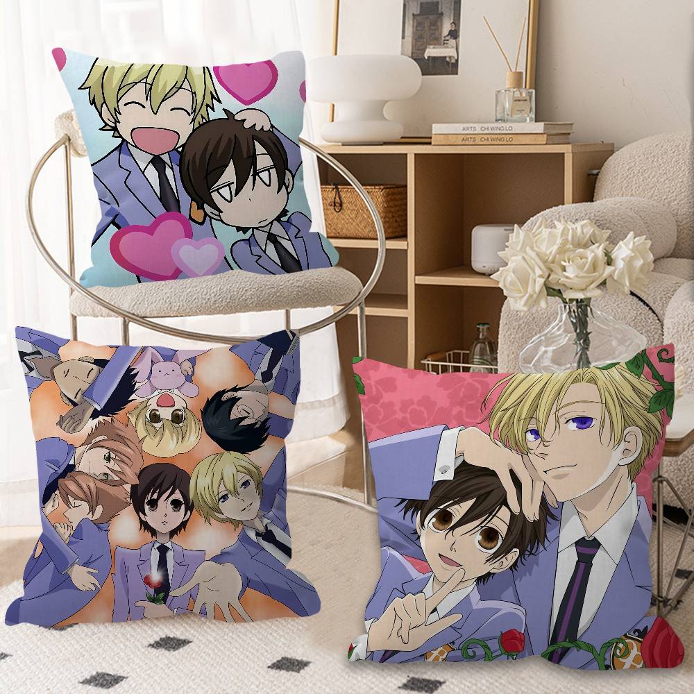 ปลอกหมอนอิง Ouran High School  - Home Textiles Throw บทวิจารณ์และราคา