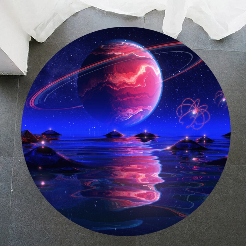 พรมวงกลมลายกาแล็กซี่ จักรวาล อ - Galaxy Home Textiles บทวิจารณ์และราคา