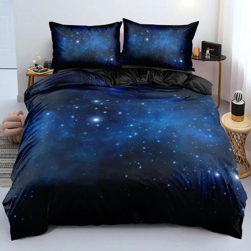 ชุดเครื่องนอนผ้าห่มนวมสีน้ำเงิ - Galaxy Home Textiles บทวิจารณ์และราคา